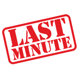 Last minute – 20% Ermäßigung