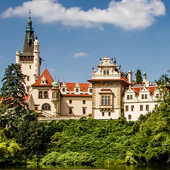 Zamek i park zamkowy Průhonice